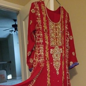 ❌SOLD❌Heavy anarkali dress size M